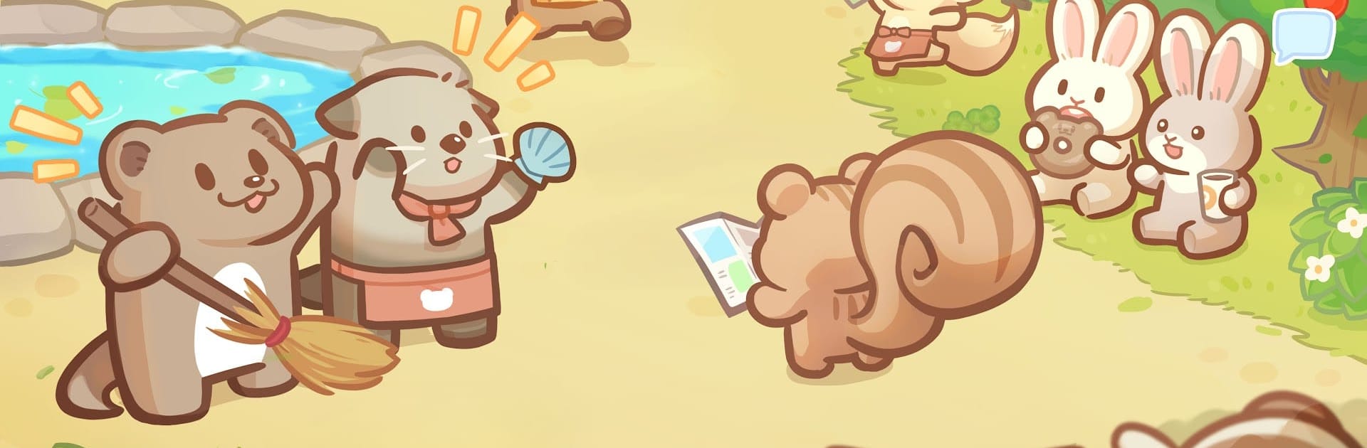 歡迎來到！水獺小鎮 : 款療癒又可愛的動物大亨遊戲