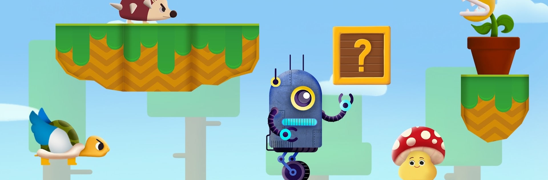 Super Robot Bros: Play & Code