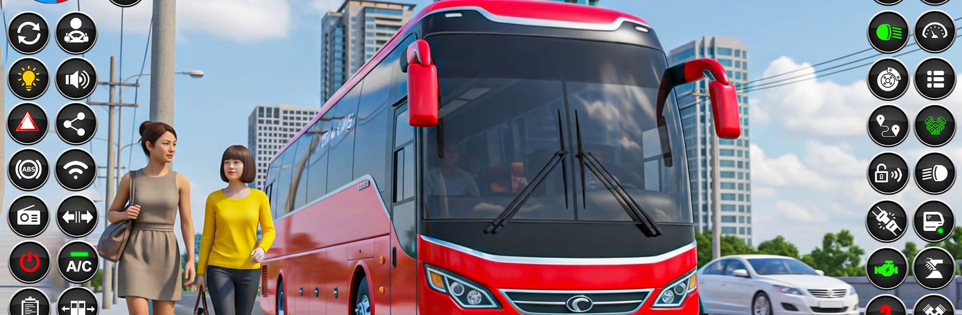 City Coach Bus Driving Bus Sim