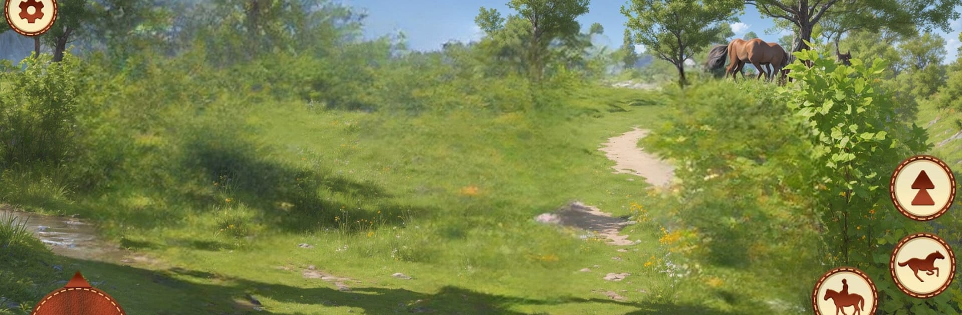 Wild Horse Family Riding Game