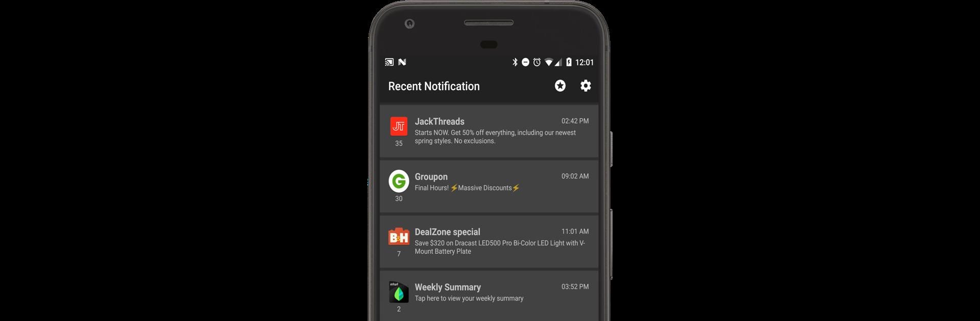 Recent Notification