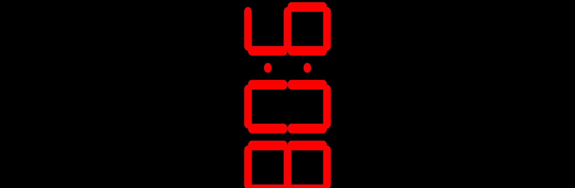 Digital Clock Seconds