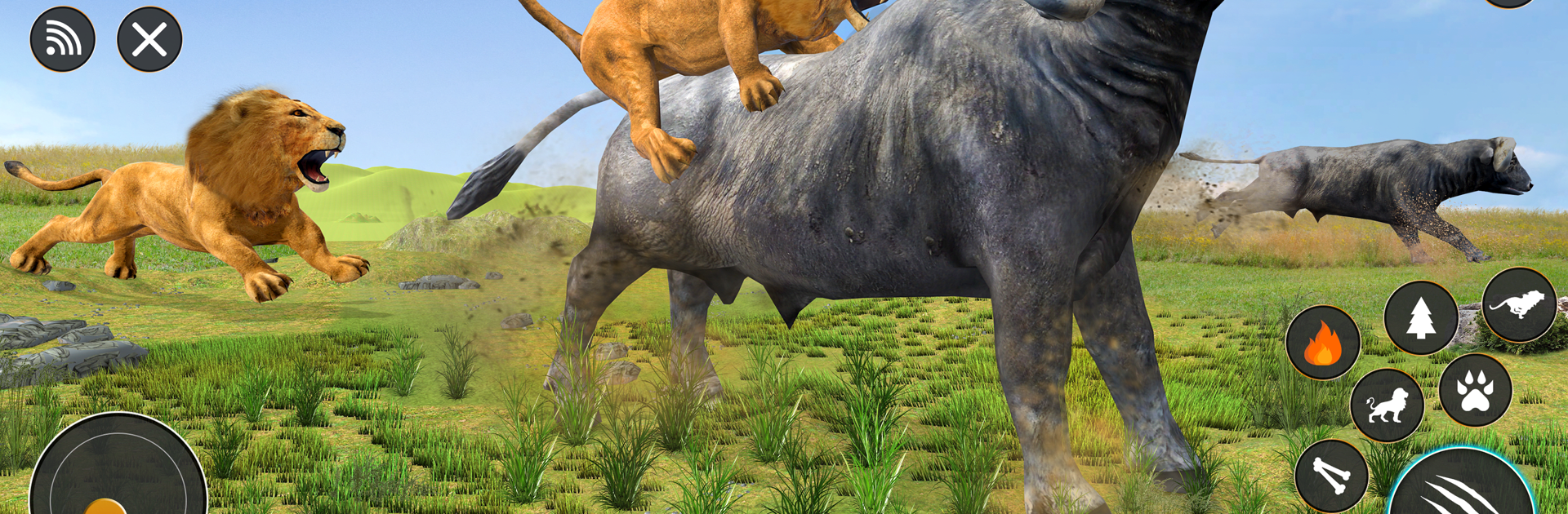 Wild Animal Hunting Lion Games