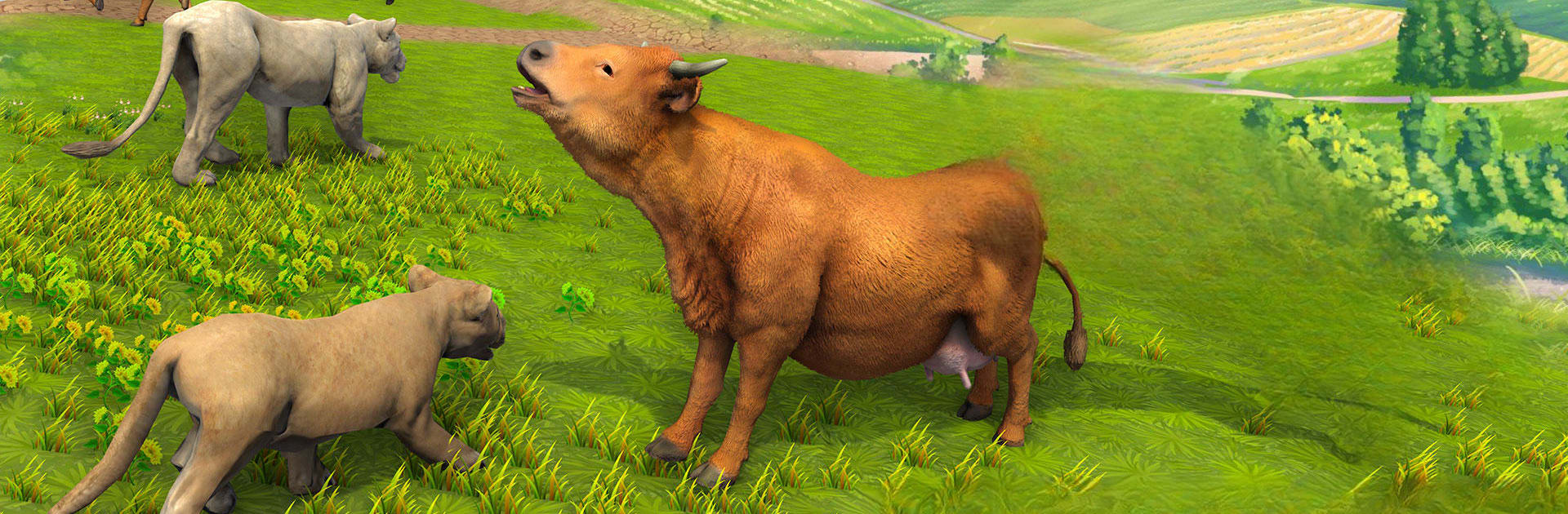 Lion Games 3D: Jungle King Sim