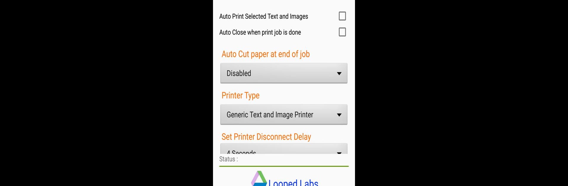 ESCPOS Bluetooth Print Service