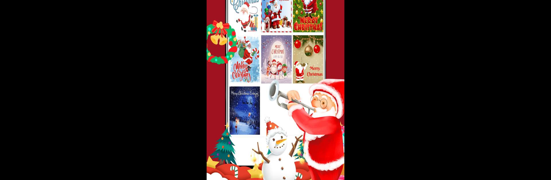 Santa Claus &Christmas Sticker