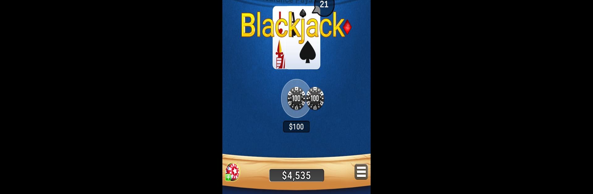 Blackjack 21 Casino Card Game
