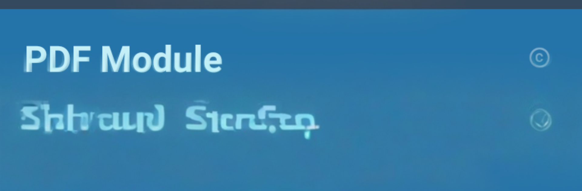 Floating Apps - PDF Module