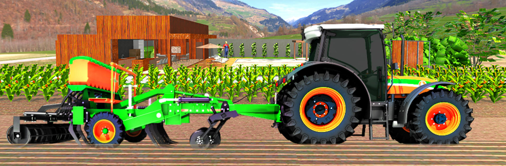 Tractor Farming 3D Harvest
