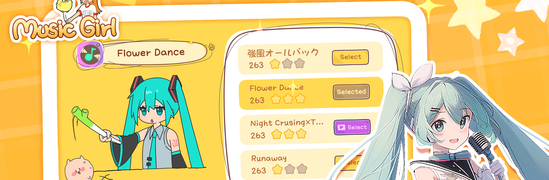 Music Girl: Beat Rhythm Game