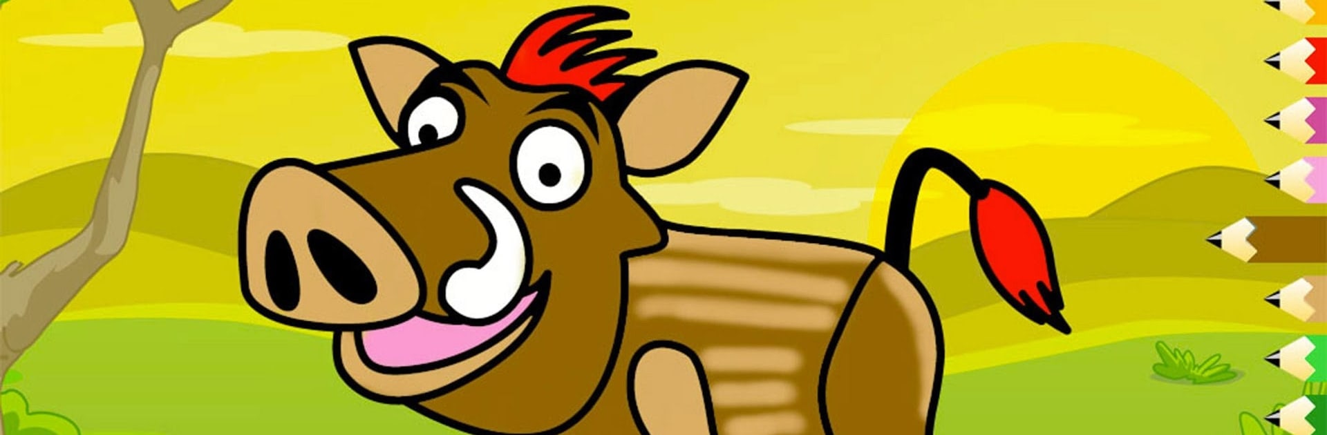 Savanna - Puzzles and Coloring Games for Kids