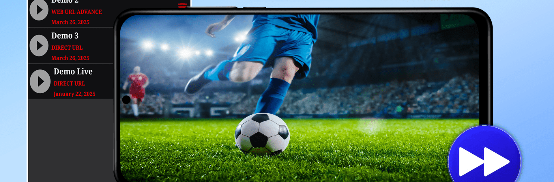 FSHD PLAYER - M3U8 URL PLAYER