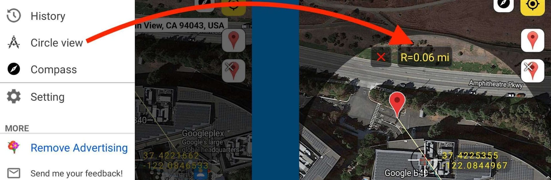 Map coordinate