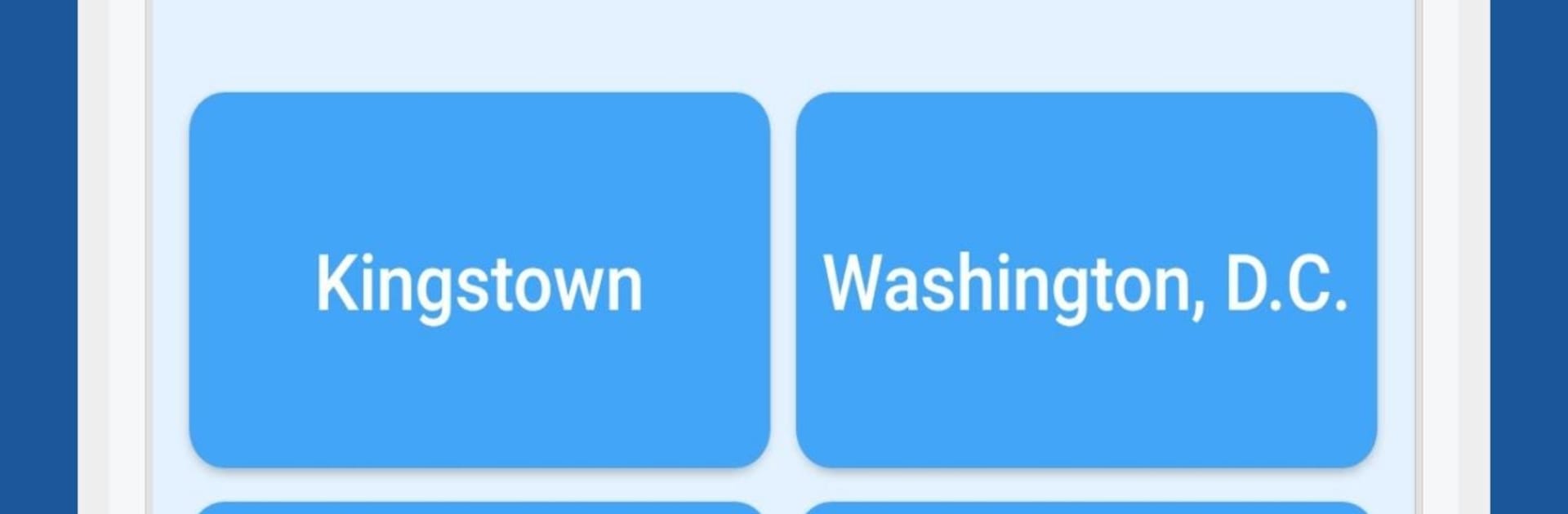 Capitals of the countries Quiz