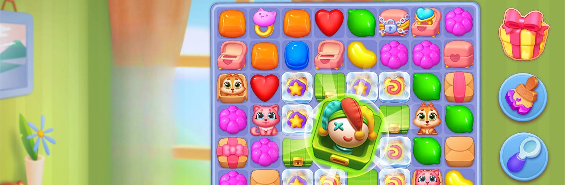 Pet Candy Puzzle-Match 3 games