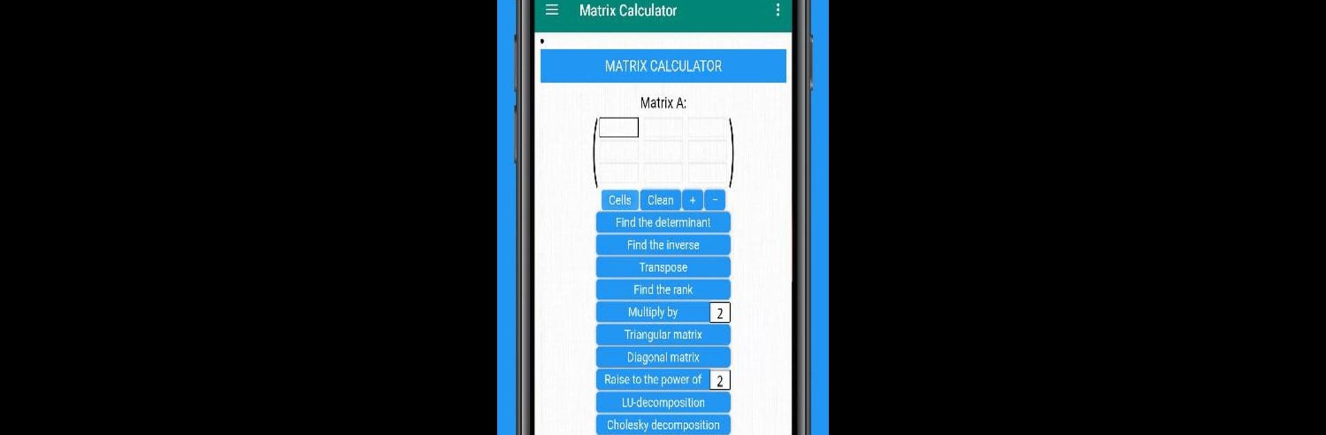 Matrix Calculator | solution