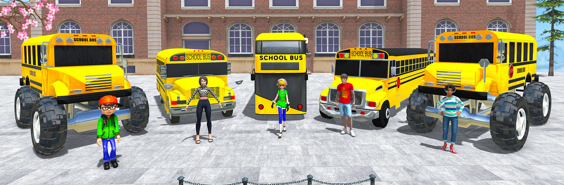 City School Bus Driving Sim:3D