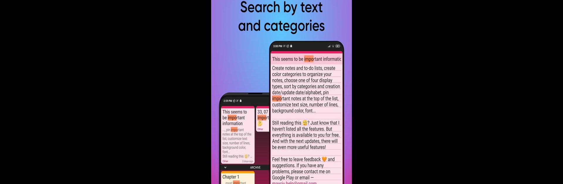 MaxNote — Notes, To-Do Lists, No Ads