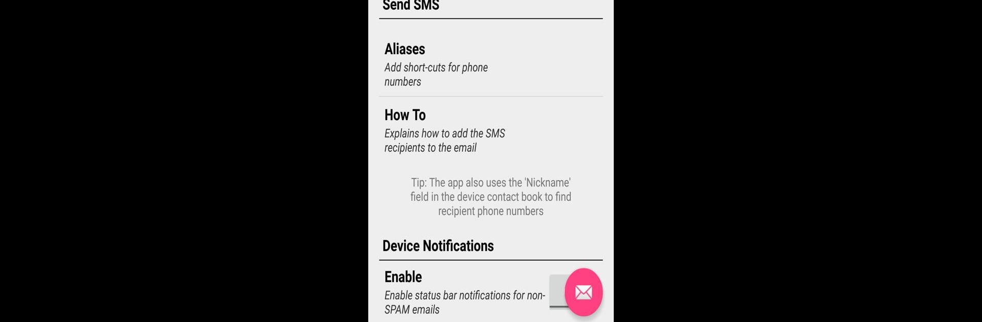 Email To SMS Gateway