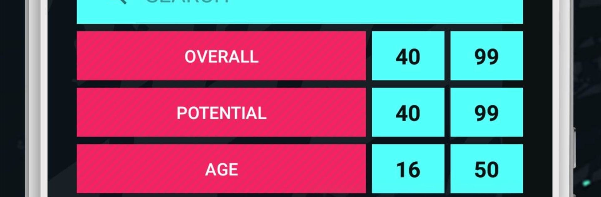 Player Potentials 20