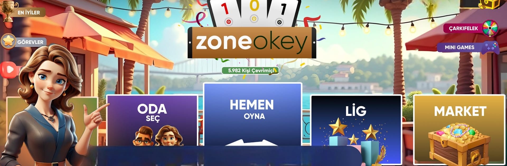 101 Zone Okey