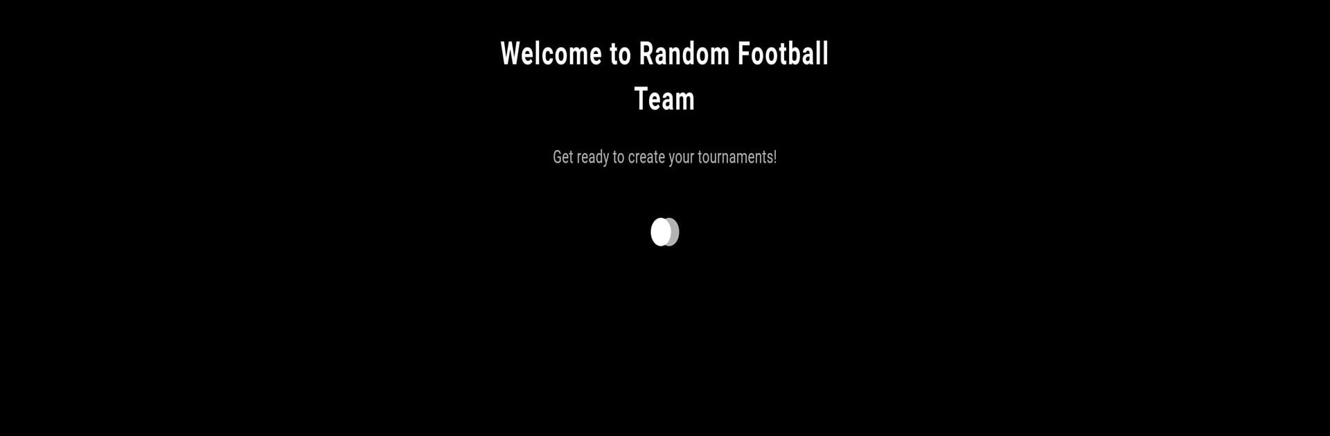Random Football Team Selector