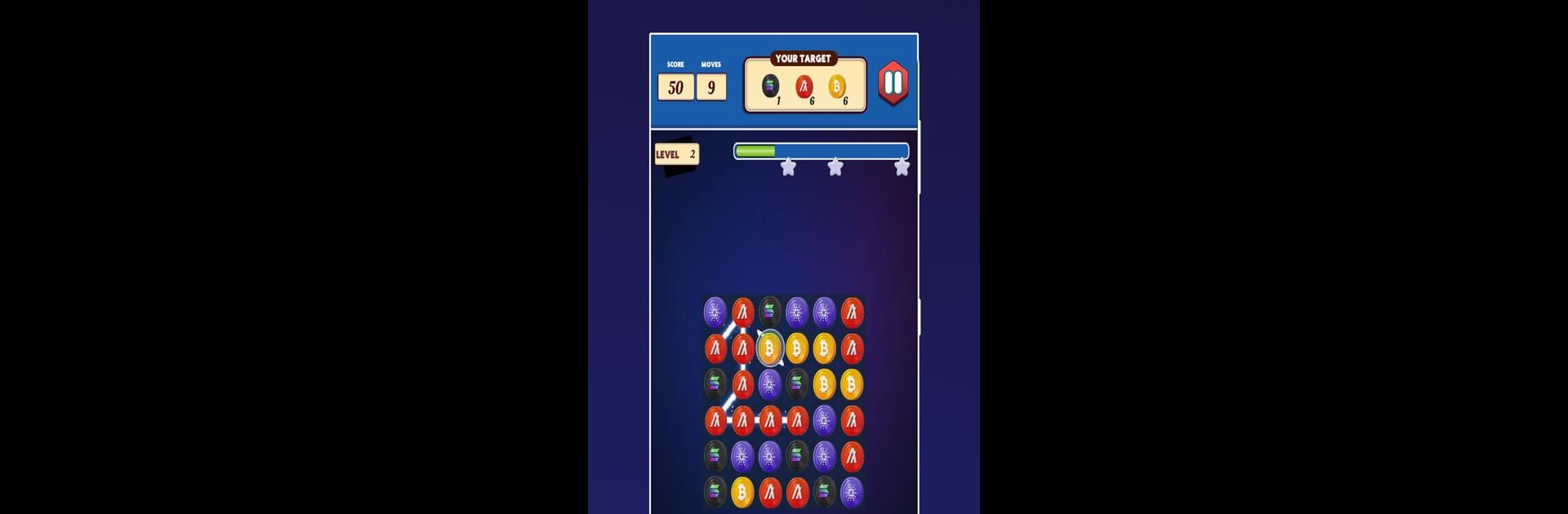 Coin Crush Puzzle Game