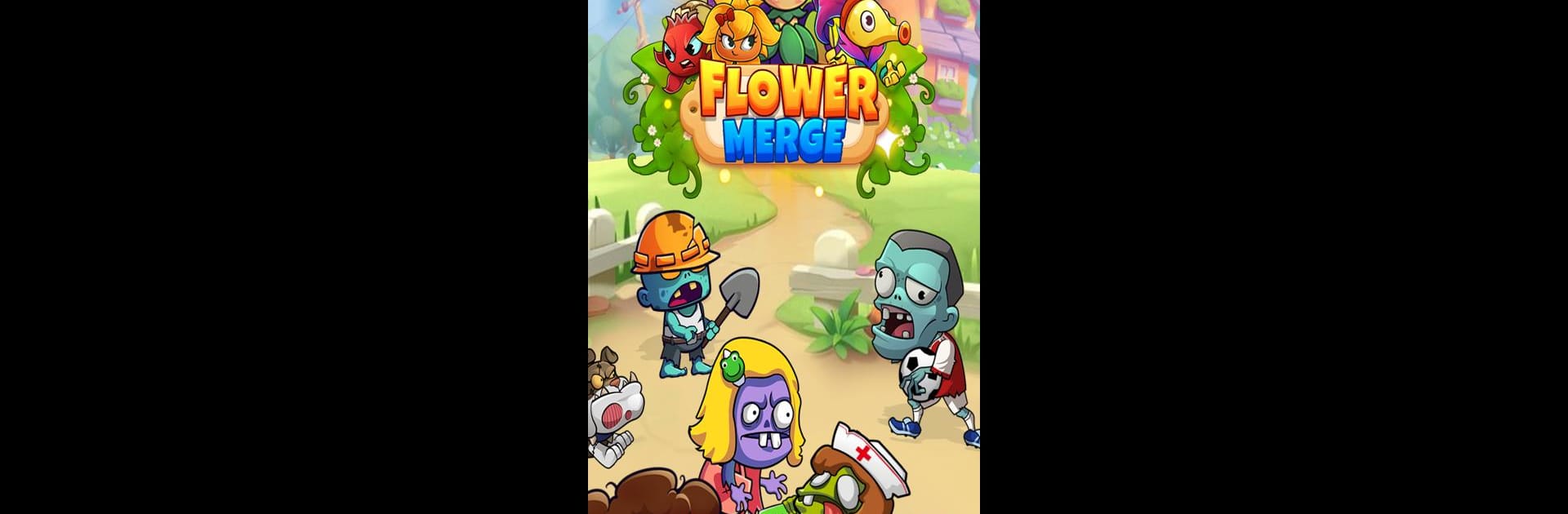 Flower Merge: Zombie Attack