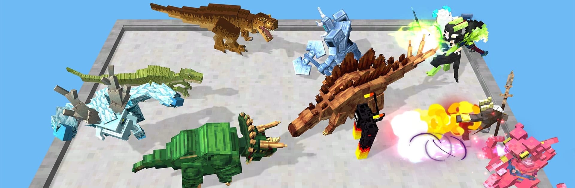 Dinosaur Merge: Block Fighting