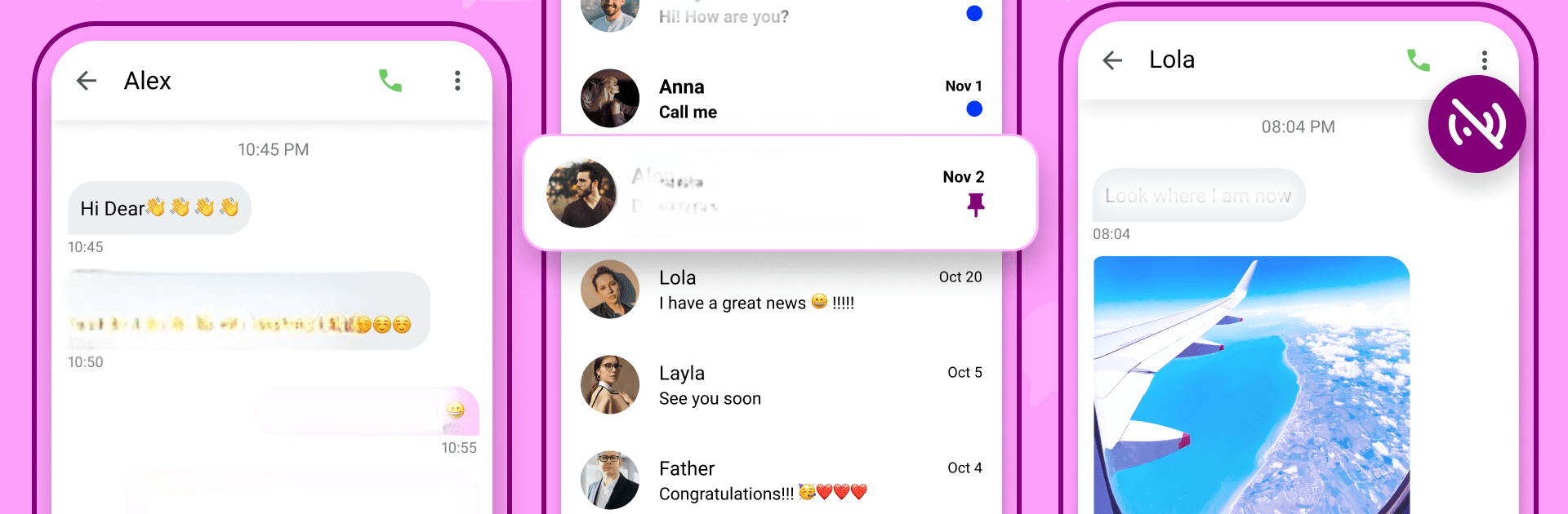 Messages - Texte Messaging