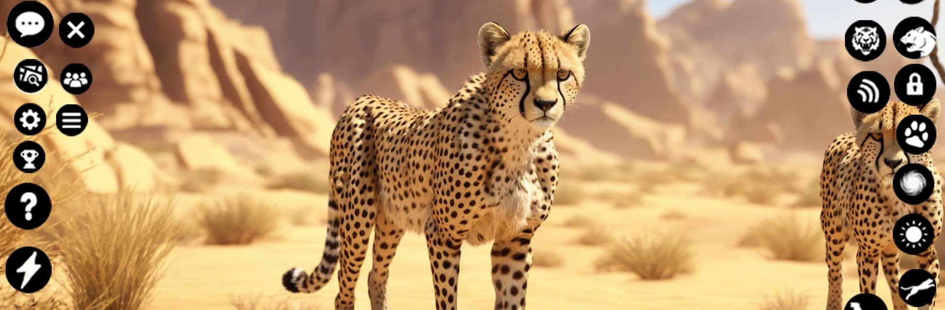 Wild Cheetah Family Sim 3D