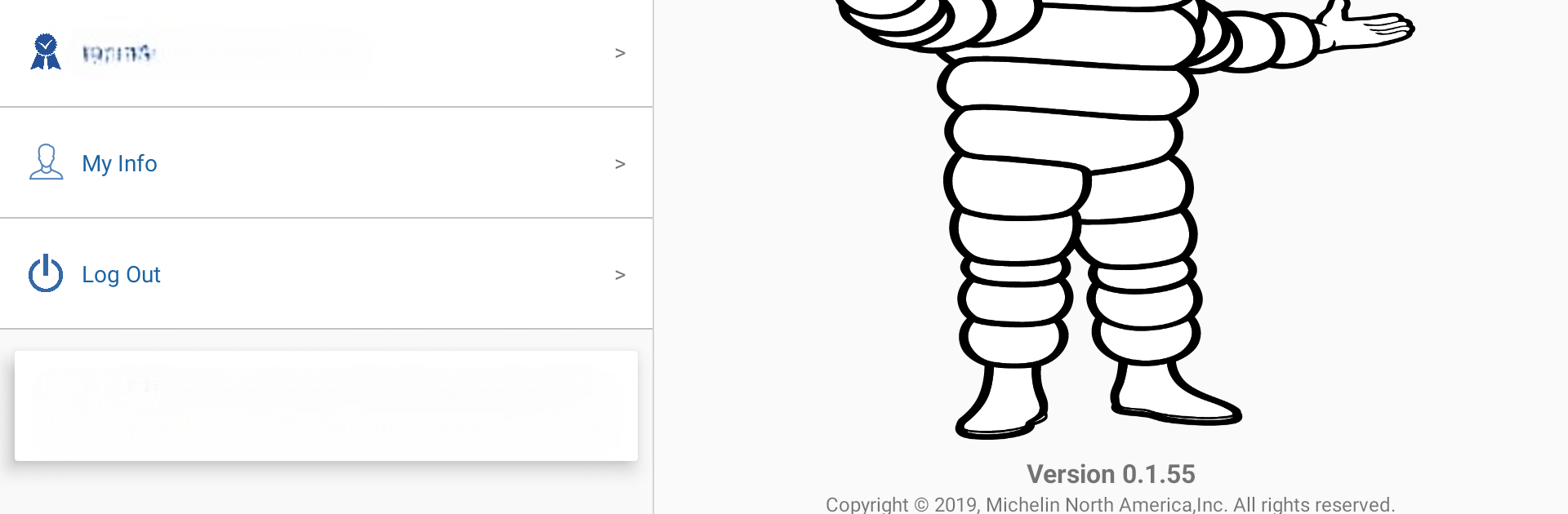 Michelin Warranty Claim