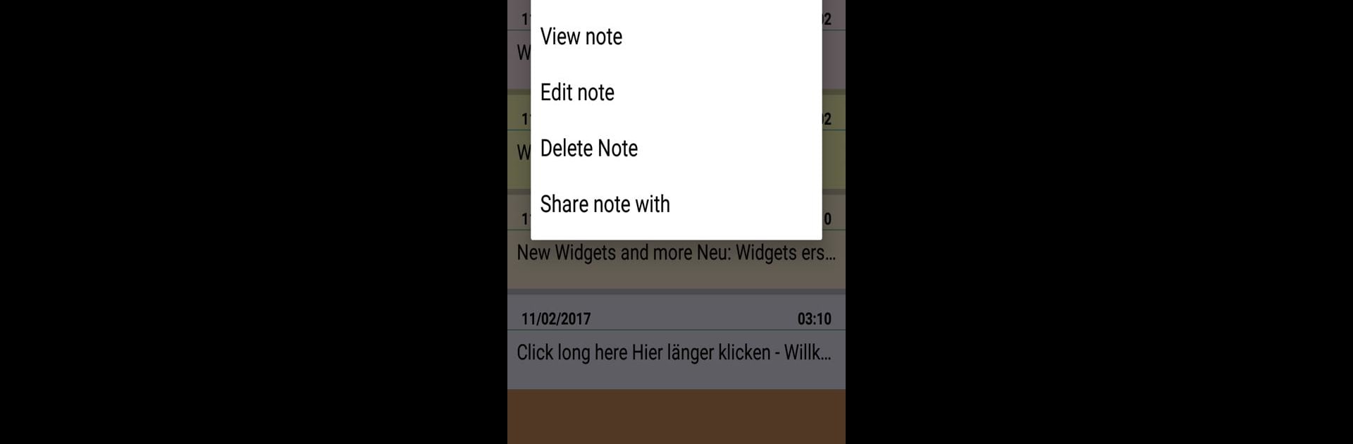 Notes app free Android