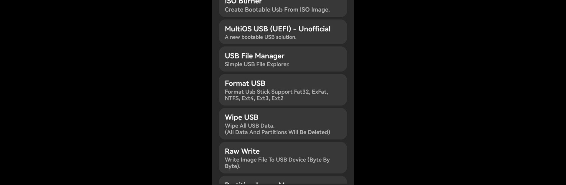 Ultimate USB (All-In-One Tool)