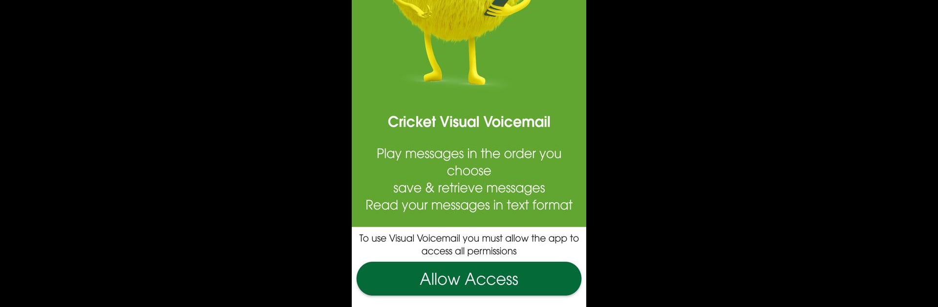 Cricket Visual Voicemail