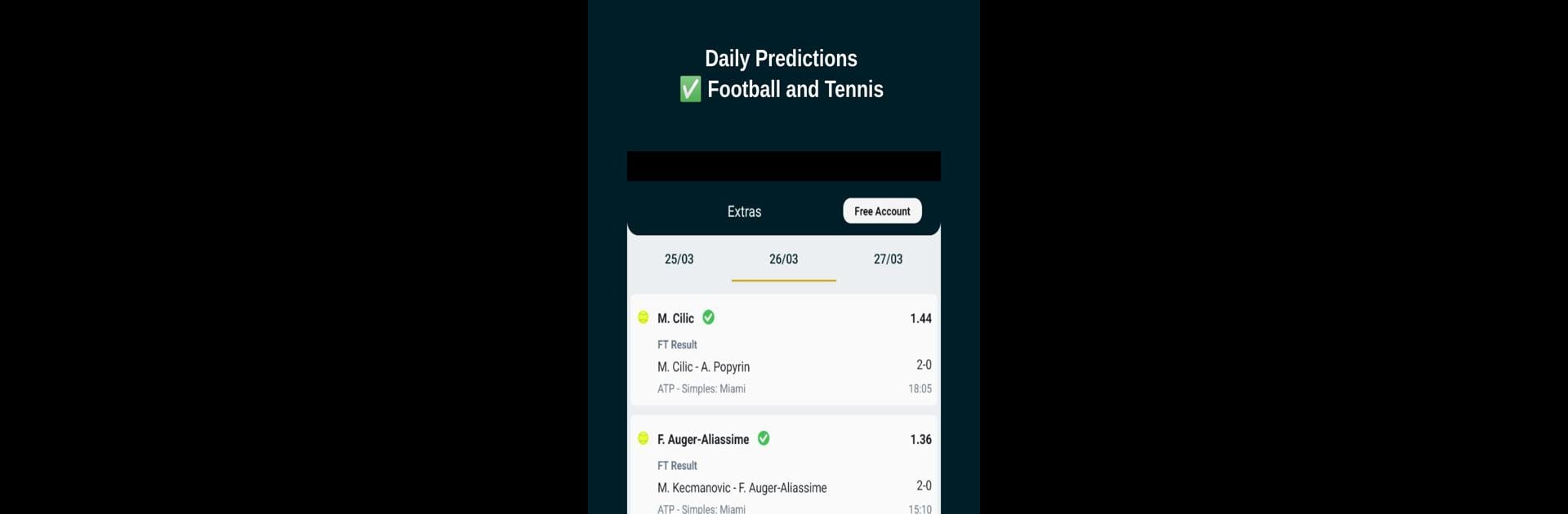 Super Tips+: Daily Predictions