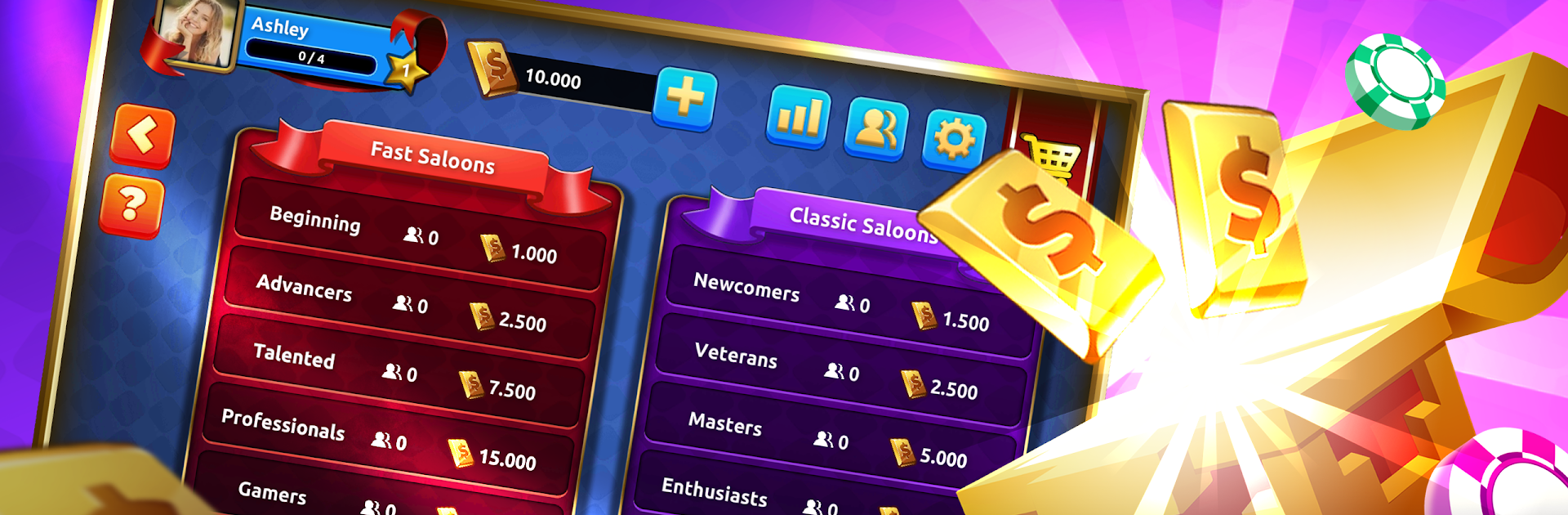 Okey Online - Real Players & Tournament
