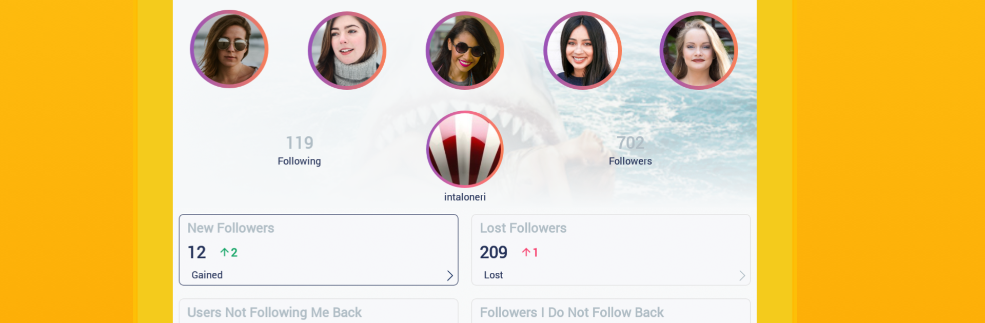 Followers & Likes Tracker for Instagram - Repost
