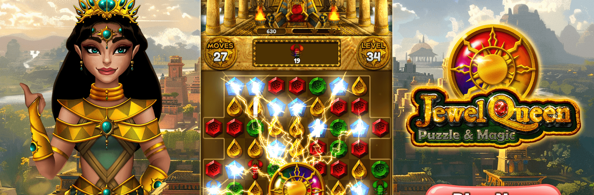 Jewel Queen: Puzzle & Magic