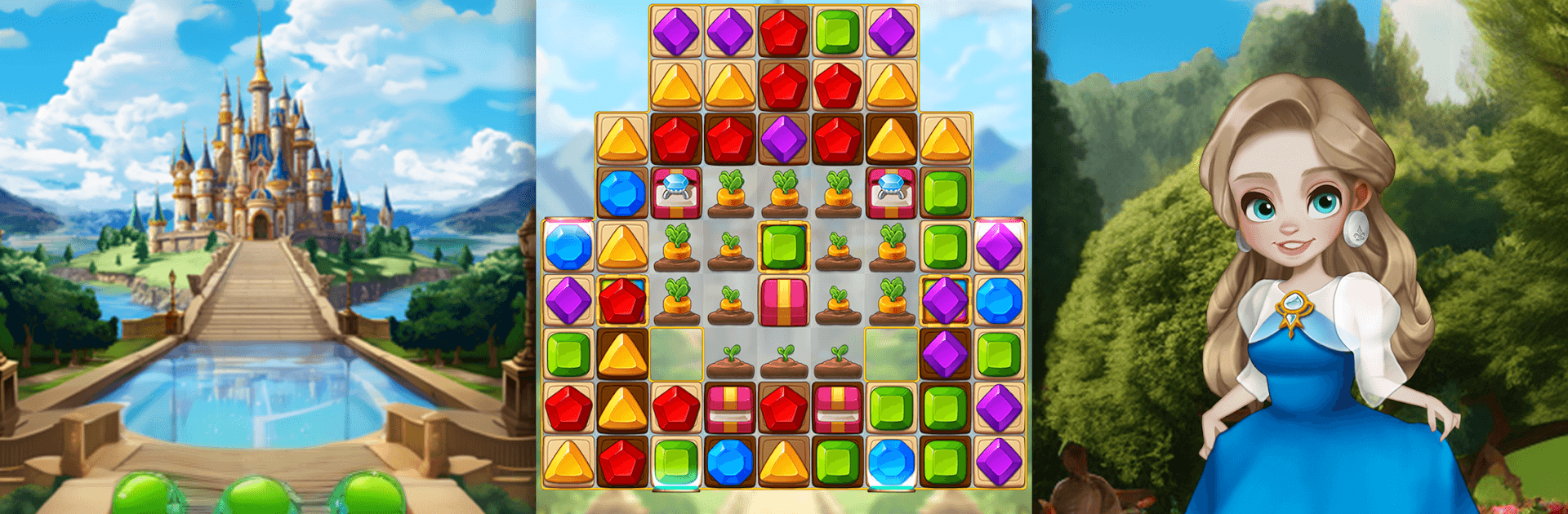 Royal Queenie: Jewel Match 3