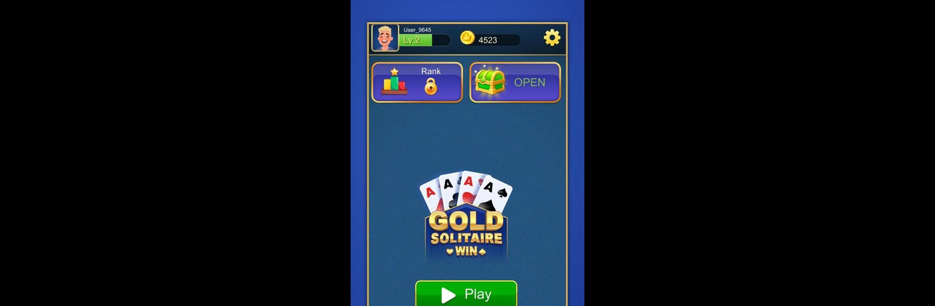 Gold Solitaire Win