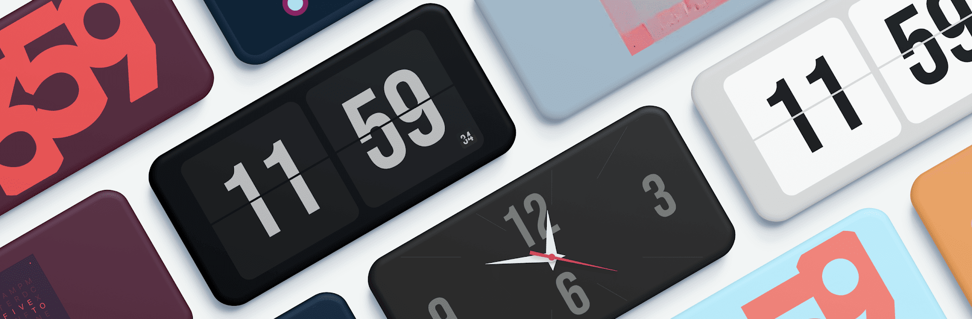 Wow Clock - Minimal flip clock