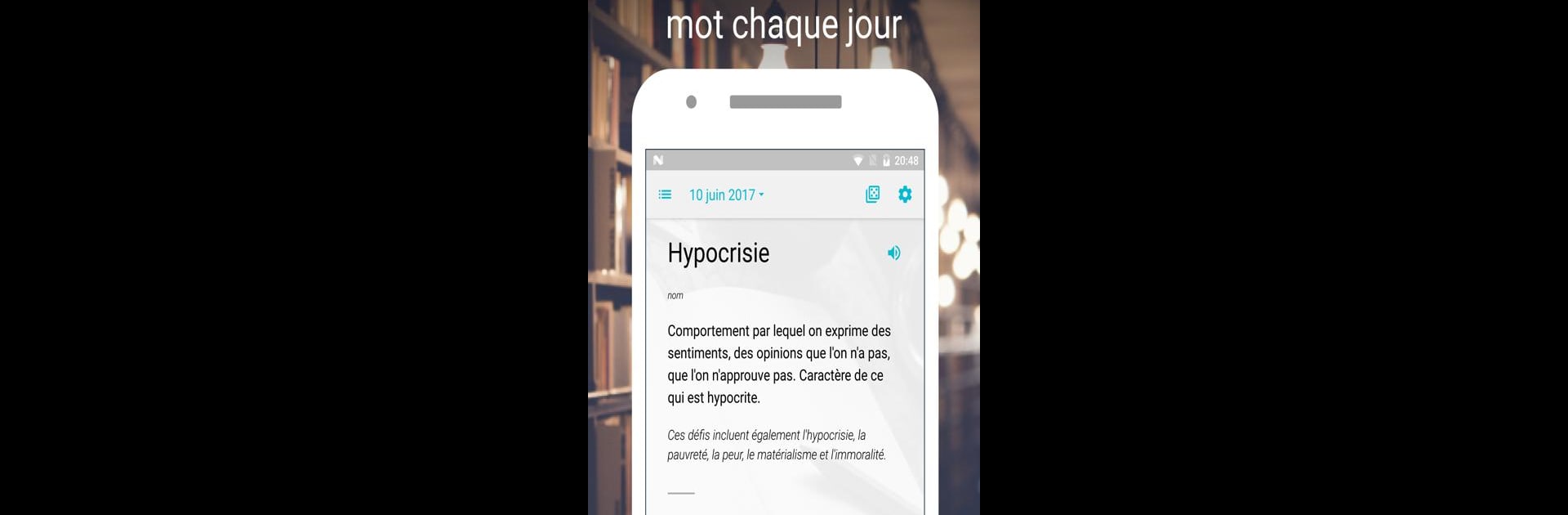 Mot du jour — Dictionnaire Français : définition