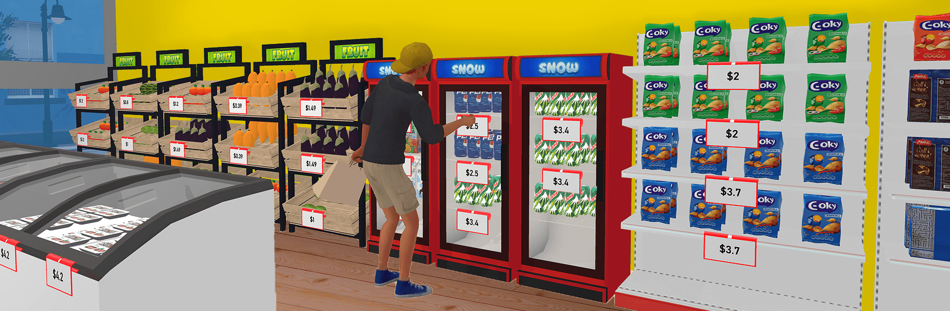 Supermarket 3D Simulation Game