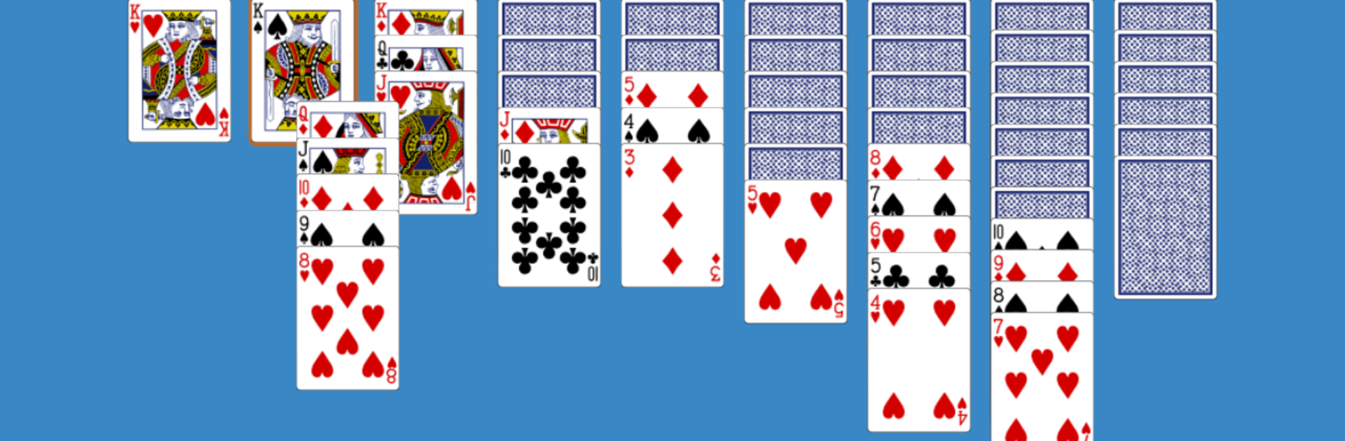 Solitaire Klondike Two Decks