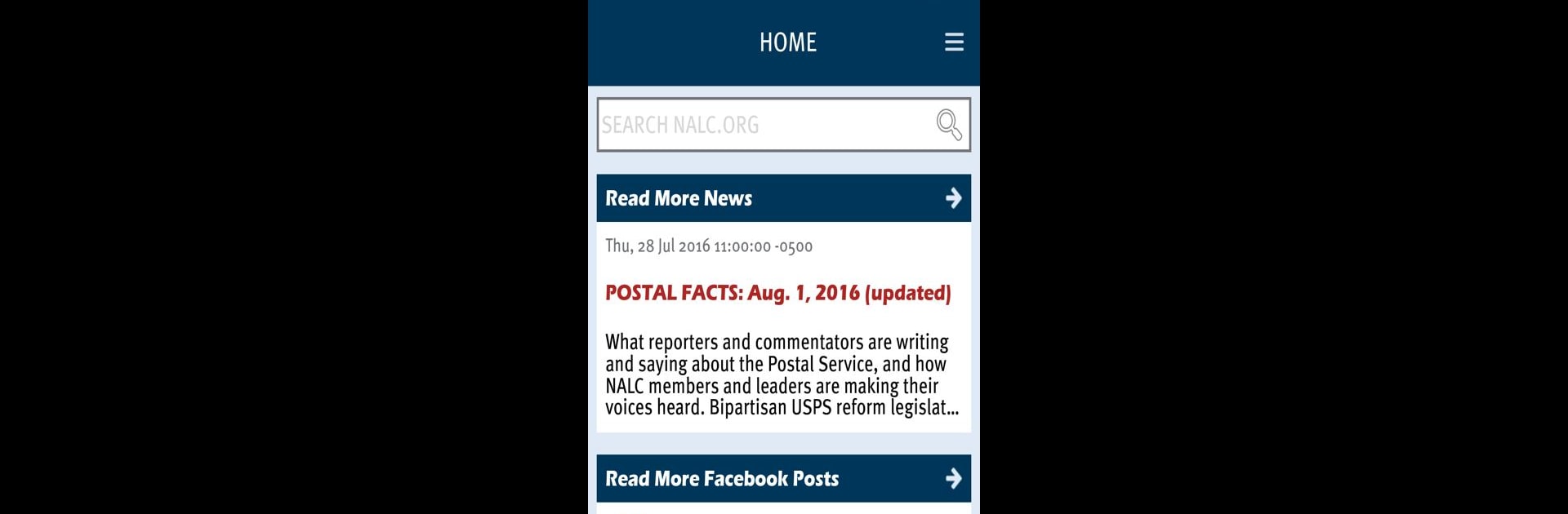 NALC Member App