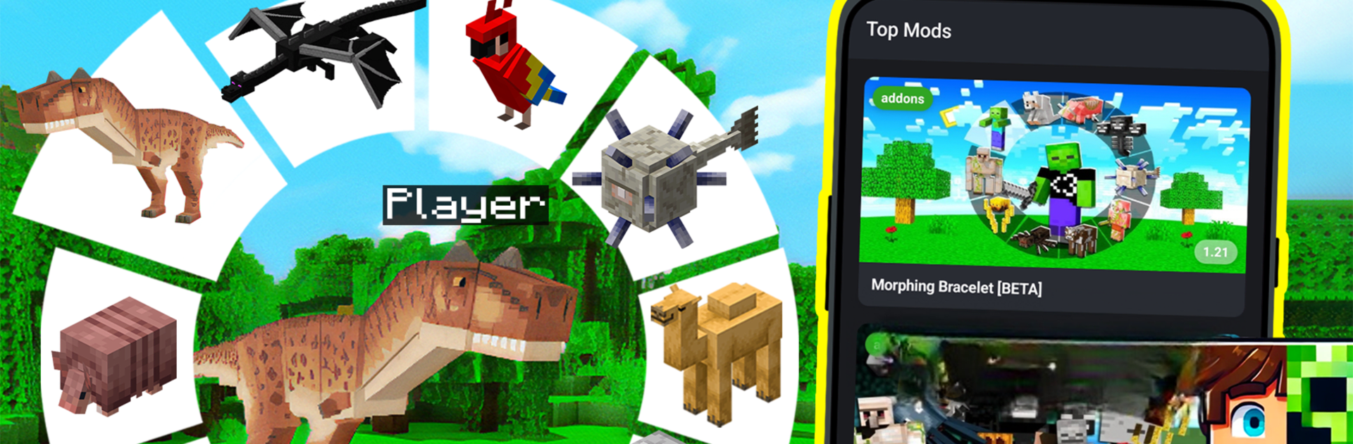 Morph Mods for Minecraft PE