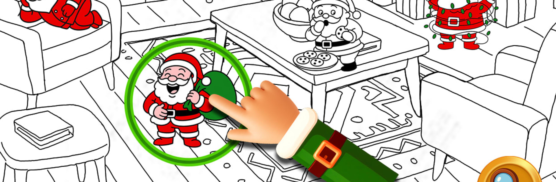 Santa Quest 3D Match Puzzle