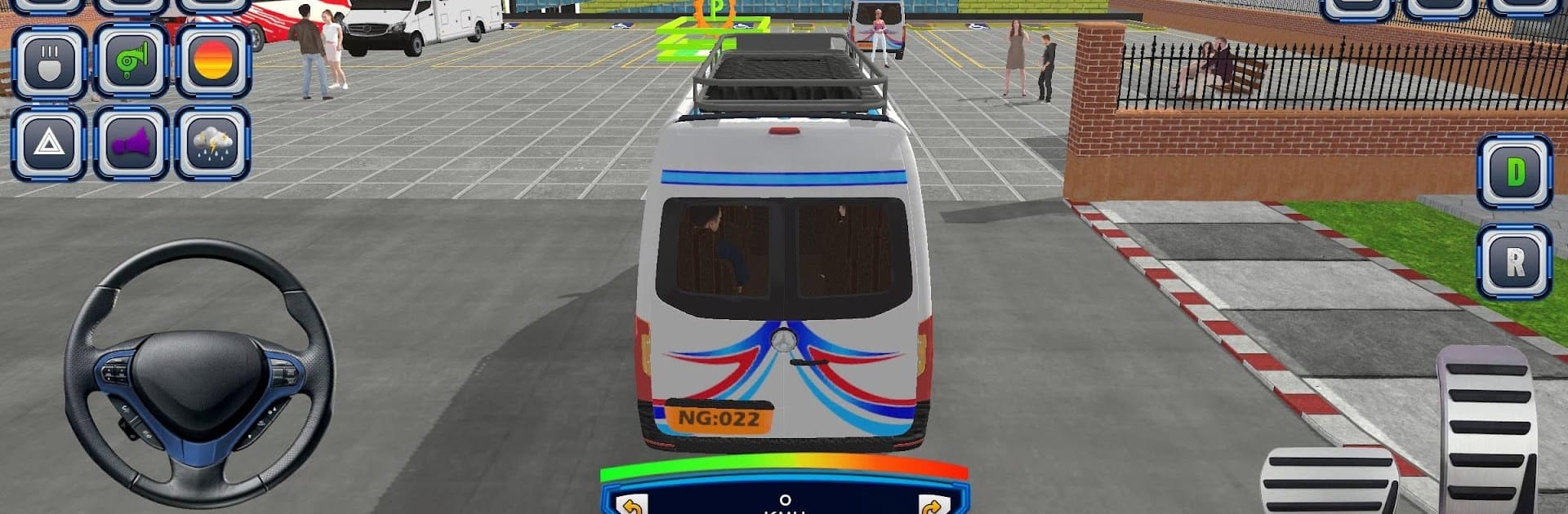 Dubai Van Driving Van Games 3D