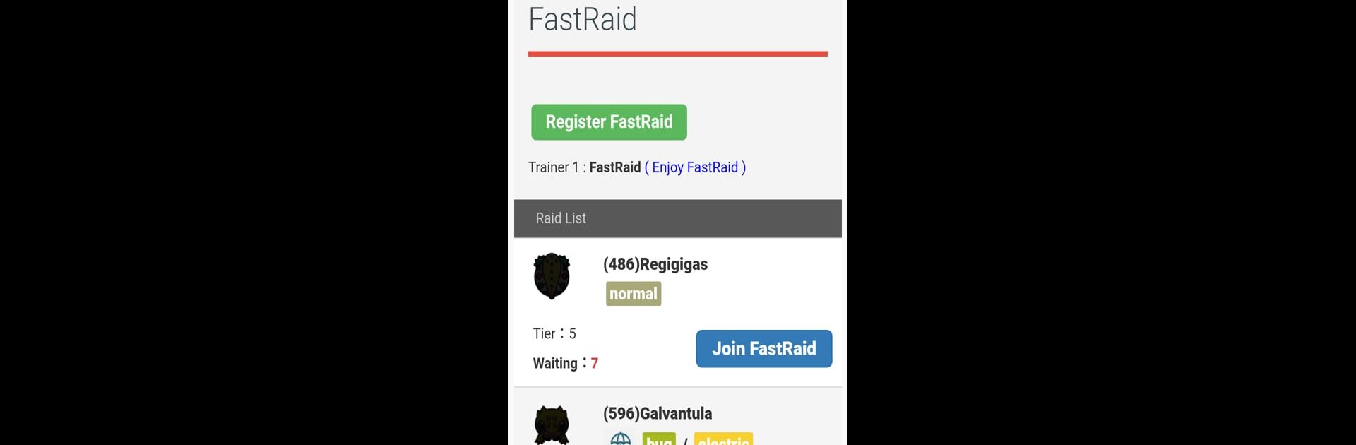 Fast Raid